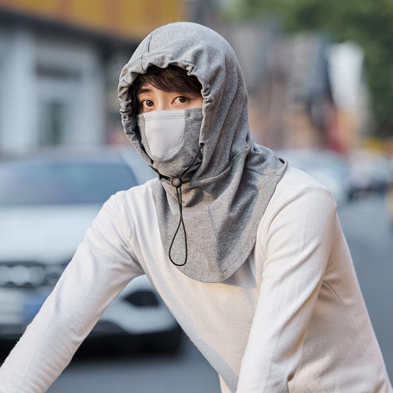 Kapuzengesichtsmaske mit Halswärmer für das Radfahren