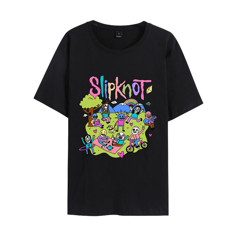 Slipknot – T-Shirt mit Aufdruck „Happy Times“