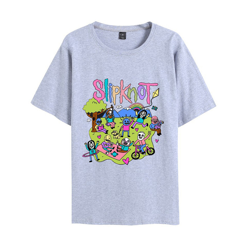 Slipknot – T-Shirt mit Aufdruck „Happy Times“