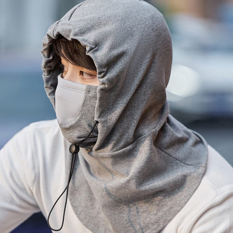 Kapuzengesichtsmaske mit Halswärmer für das Radfahren