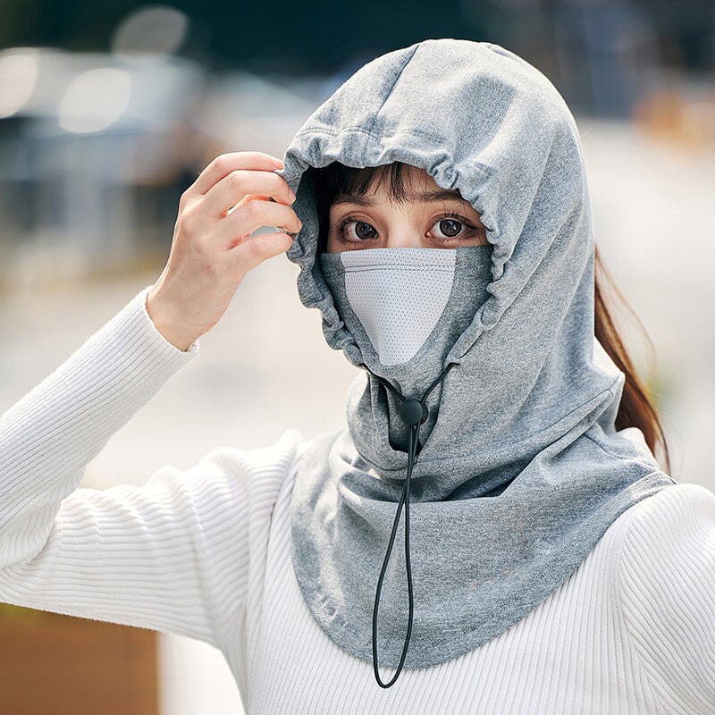 Kapuzengesichtsmaske mit Halswärmer für das Radfahren