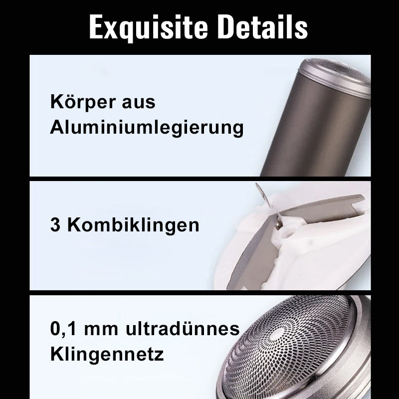 Tragbarer Mini-Elektrorasierer