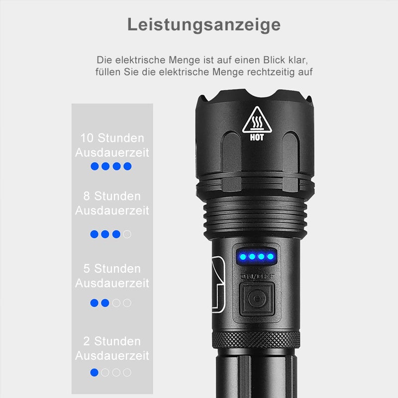 Wasserdichte militärische Lasertaschenlampe