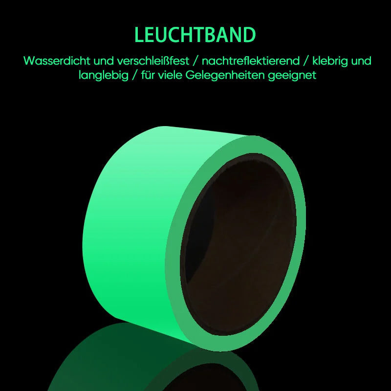 Leuchtendes Warnband