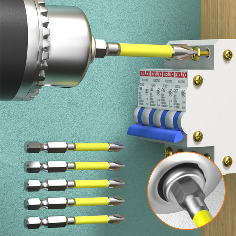 Kreuz- und Schlitz-Schraubendreher-Bits für Elektriker