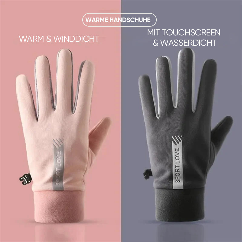 Wasserdichte Finger-Touchscreen-Handschuhe, rutschfest und kältebeständig