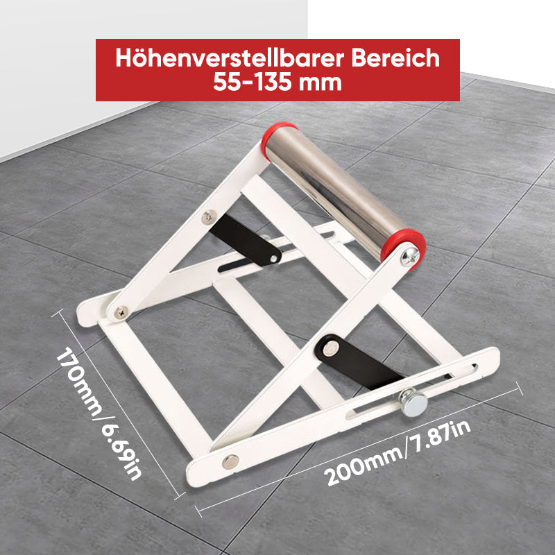 Verstellbarer Stützrahmen für Schneidemaschinen