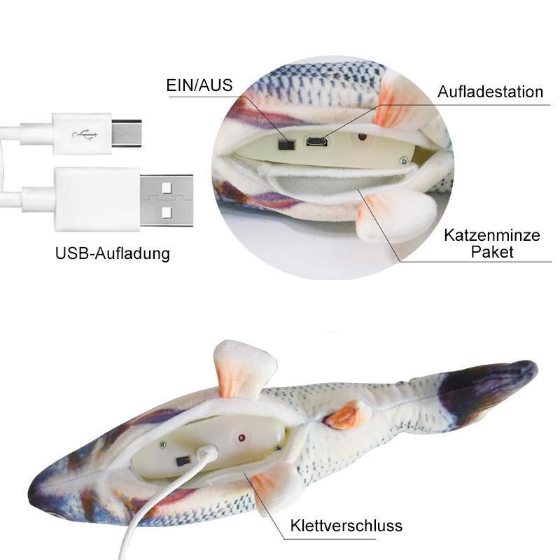 Elektrischer Puppenfisch für Katze