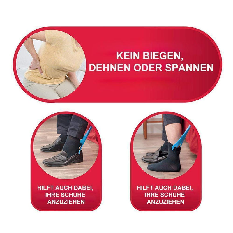 Einfaches An- und Ausziehen des Sock Hilf Werkzeug