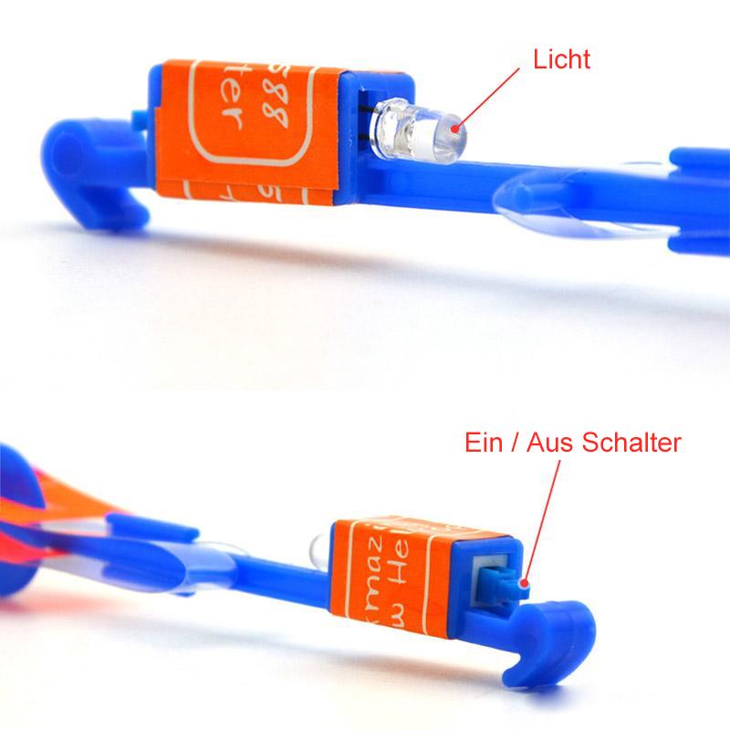 Erstaunliche Rocket Slingshot LED Hubschrauber