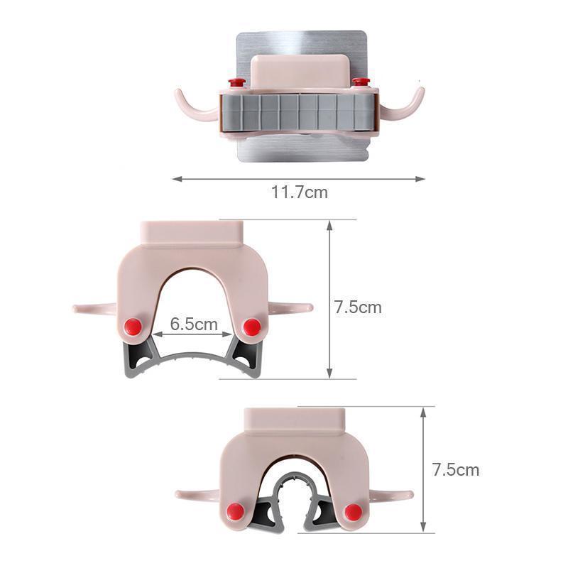 Multifunktionaler nahtloser Mopphalter