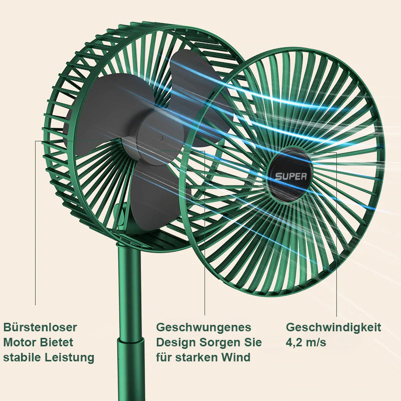 Tragbarer Mini-Ventilator für den Haushalt