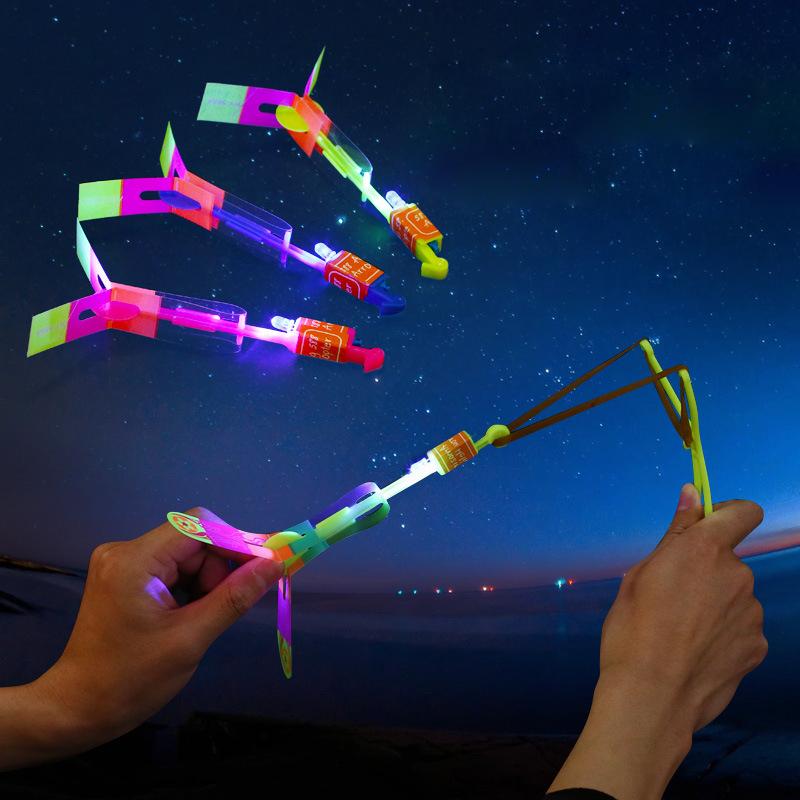 Erstaunliche Rocket Slingshot LED Hubschrauber