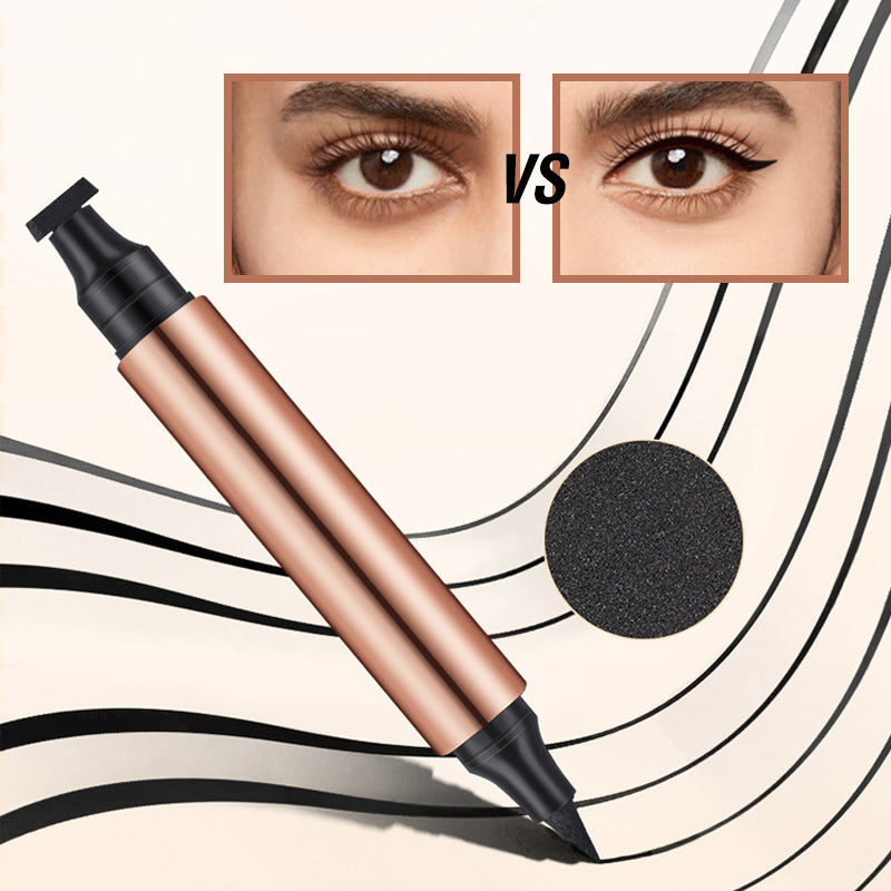 Verführerischer Cat Eye Stempel Eyeliner