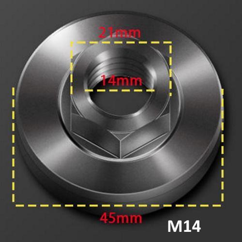 Einfache Sicherungsmutter für Winkelschleifer